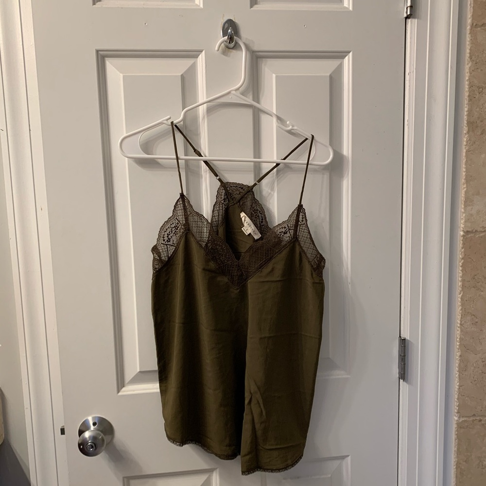 Size Large Vici Olive Green Camisole